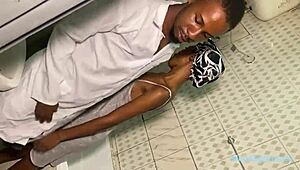 skinny babe goes wild fucking that monster bbc plumber she's so horny 😈🍆