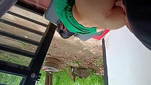 finale anal romp in suegros garden with hot neighbor... broke my ass! 🔥💦 alexachris20