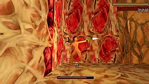 Tomb Raider Goes Wild! Nude Outdoor Adventure Turns Into Public Monster Fuck Fest