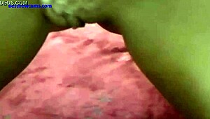 Nerdy brunette fingers pussy wildly on live webcam show!