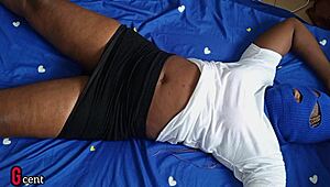 Amateur couple rips clothes for morning sex with juicy tight pussy pounding outdoors