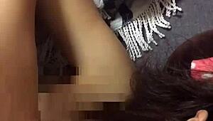 blindfolded young wife licks cock bondage oral service