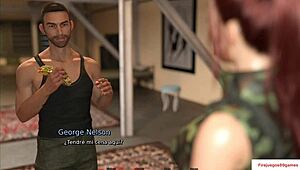 Alternative punishment game hits teen with big tits ass twice