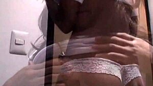 Hot Carina 18 Fingers Her Juicy Pussy In The Comfort Room!