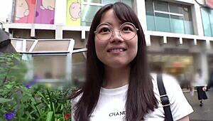 whoa 😍 this horny japanese babe rides staff cock begging for thick cumshots!!