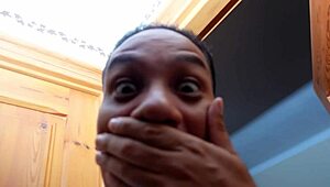 Step-siblings' fake porn shoot turns into real messy chaos!