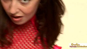 Hot Brunette in Lingerie Jerks and Sucks Cock Perfectly