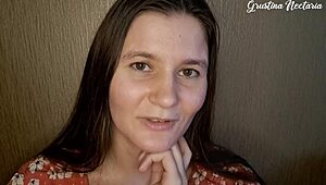 your russian gf sucks your dick so lovingly in asmr while supporting you fully