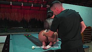 Daniela Andrea rides photographer's huge cock until deep creampie inside