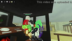 she goes afk during the game and the crew turns it into a wild shemale gangbang