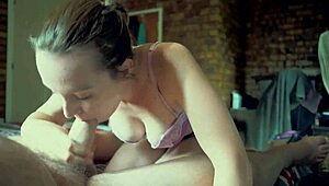 ever wonder what happens after her delicious blowjob slow-mo facial next door?