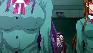 Gangbang high school futanari hentai threesome deepthroat big ass anime?