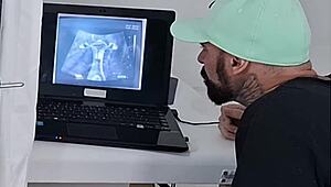 i took wife to ultrasound but doc fucked her wet pussy hard