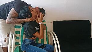 damn, my college friend's such a horny slut she just wants to fuck at her place!