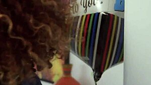 Kinky Bound Teen's Face Drenched in Thick Spunk Load