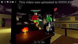 she goes afk during the game and the crew turns it into a wild shemale gangbang