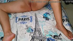 i inspect her wet pussy before diving in to lick and fuck her ass