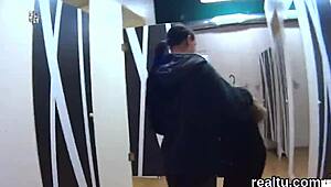 adorable czech cutie teased in supermarket then stripped for pov shag