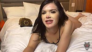 Slutty Brunette Nympho Selina Moon Milks Rome Major's Pulsing BBC in Frenzied Deepthroat Cowgirl