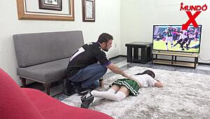 I sneak fuck my friend's stepdad after his workout