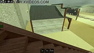 she goes afk during the game and the crew turns it into a wild shemale gangbang