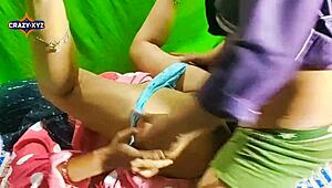 pakistani girl's first tight anal stretched by huge cock in bathroom