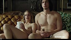 jemima kirke's topless tease in girls s06e01