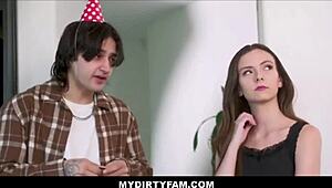 Serena Hill Cums Hard as Stepbrother Freeuses Tiny Tits Teen Sex Doll