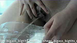 fat latina bbw milf squirts juicy pussy piss fetish solo toy masturbation 🚿💦🌮