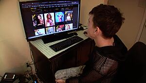 anastasia valentine's ebony lips malfunction on my cock, ending in huge facial cumshot