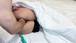 i caught stepdaughter masturbating while resting then taught her fisting orgasm tricks 😏🔥