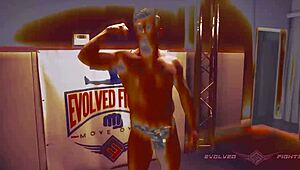 lydia black wrestles nude then gets fucked hard