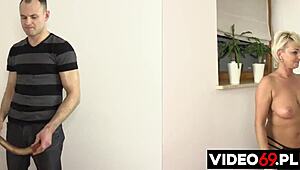 polish milf swaps toys for intense european sex play