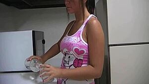 kayden krush here um masturbating fingering wet pussy with ice cubes so slippery ahh