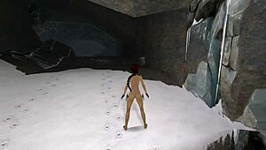 Tomb Raider Goes Wild! Nude Outdoor Adventure Turns Into Public Monster Fuck Fest