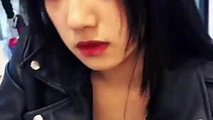 chinese model shares casual asian tease