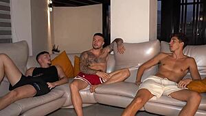 Busty Colombian Celeste Alba Tries First Double Penetration Bang