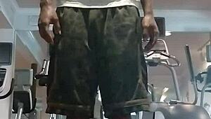 21 year old athletic dorm workout tempts roommate