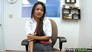 hot asian lana violet fucked hard till massive facial cumshot explosion