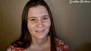 your russian gf sucks your dick so lovingly in asmr while supporting you fully