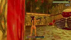 Tomb Raider Goes Wild! Nude Outdoor Adventure Turns Into Public Monster Fuck Fest