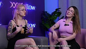 emma fiore delivers sloppy blowjob with hot kisses and big tits