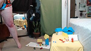 Giantess Dawnskye1962 shakes her huge natural tits and crushes town with dirty talk roleplay