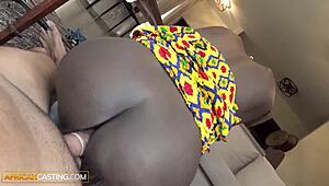 amateur ebony babe throats bwc rough then rides it hard