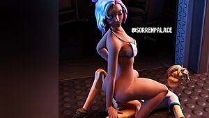 fortnite femboy shemale takes it up the ass 💦🍑