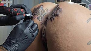 check out this milf's massive pussy lips getting stretched by huge black cock creampie surprise