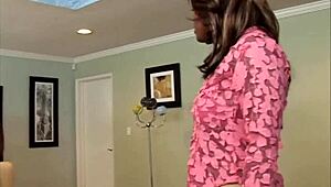 Janae Fox deepthroats big black cocks in rough threesome