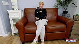 sassy blonde and busty bella fight to deepthroat one cock