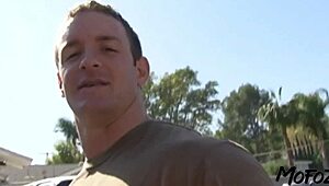 busty waitress sneaks homemade sex with stranger in amateur video