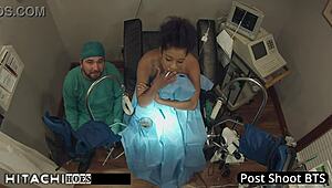 freshman phoenix rose hitachi orgasms from doctor in tampa hospital!